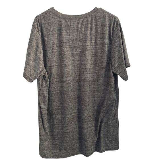 Hurley Ultrasoft Mens L Gray Heather Crewneck T-Shirt Tides Blended Graphic Tee - Picture 4 of 6